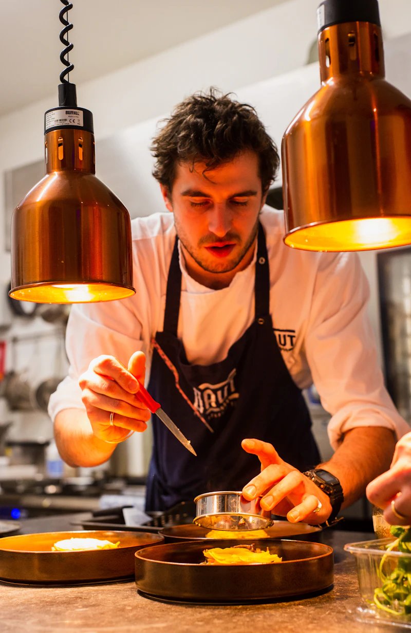 Professional Chefs Preparing Food